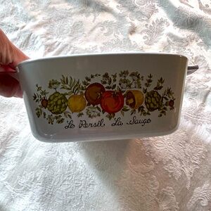 Rare- Vintage Corning ware Spice of Life baking dish- 1 1/2 quarts